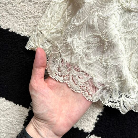 NWT Vintage Coldwater Creek White Lace Tank Top XL - Picture 4 of 5